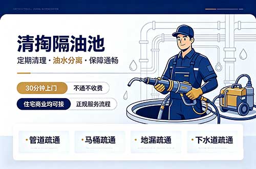 宁波清掏隔油池